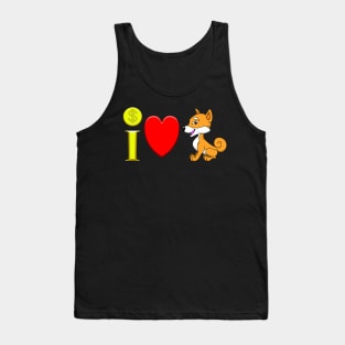 I Heart Shiba Inu Tank Top